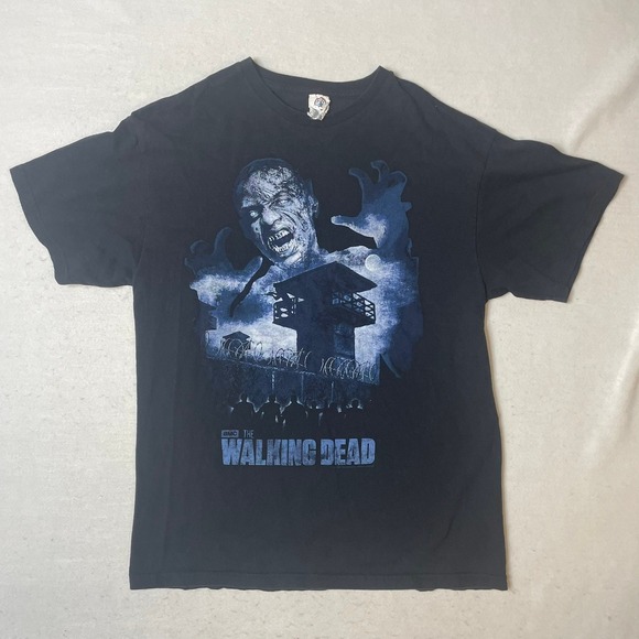 Delta Other - The Walking Dead AMC Graphic T Shirt Black Zombie Horror TV Series Mens L 2013